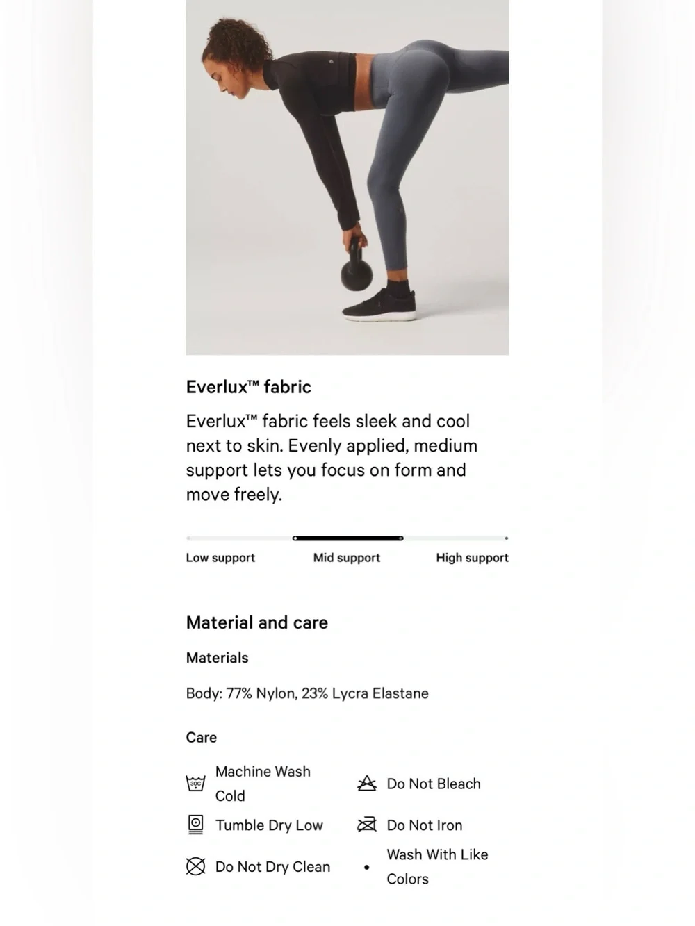 Lululemon Wunder Train High-Rise Tight 25” Black , size 8